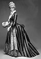 Walking dress, House of Worth (French, 1858–1956), silk, glass, French